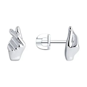 Серьги из серебра