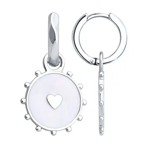 Серьги из серебра с эмалью