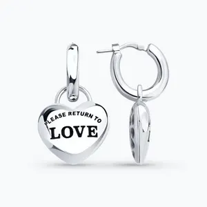 Серьги из серебра с эмалью