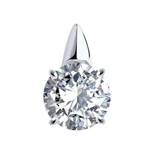 Подвеска из серебра с фианитом