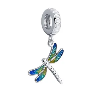 Подвеска-шарм из серебра с эмалью