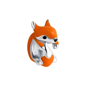 Подвеска-шарм из серебра с эмалью