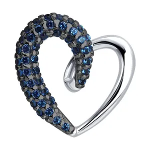 Подвеска из серебра с фианитами