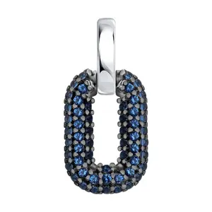 Подвеска из серебра с фианитами