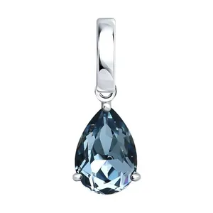 Подвеска из серебра с кристаллом