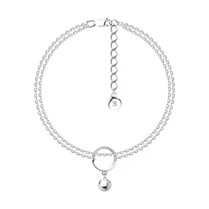 Браслет из серебра с фианитами