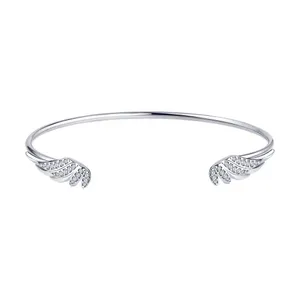 Браслет из серебра с фианитами