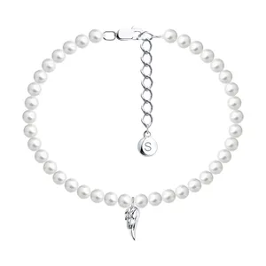 Браслет из серебра с жемчугом