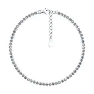 Браслет из серебра с фианитами