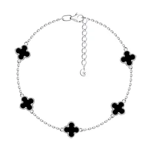 Браслет из серебра с эмалью