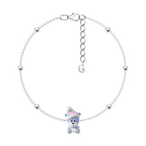 Браслет из серебра с эмалью