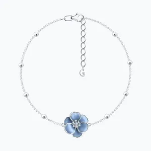 Браслет из серебра с эмалью