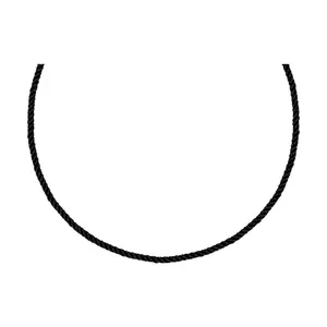 Текстильный шнурок с серебряным замком