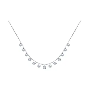 Колье из серебра с фианитами