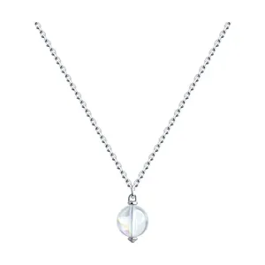 Колье из серебра с кристаллом