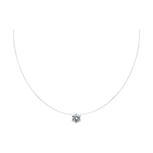 Колье из серебра с фианитом