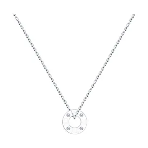 Колье из серебра с фианитами