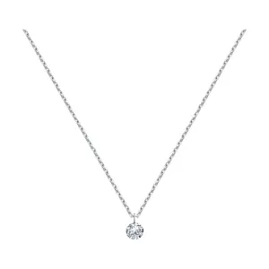 Колье из серебра с фианитом