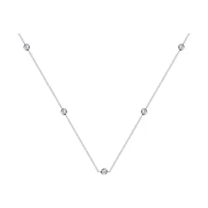 Колье из серебра с фианитами