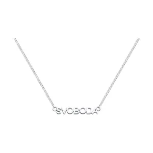 Колье из серебра