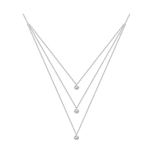 Колье из серебра с фианитами