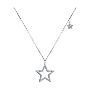 Колье из серебра с фианитами