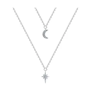 Колье из серебра с фианитами