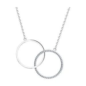 Колье из серебра с фианитами