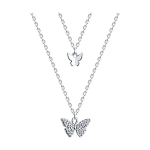 Колье из серебра с фианитами