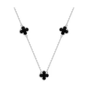 Колье из серебра с эмалью