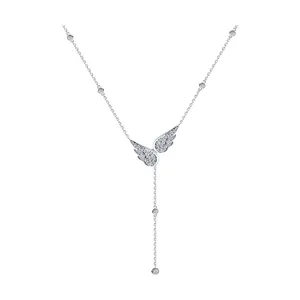 Колье из серебра с фианитами