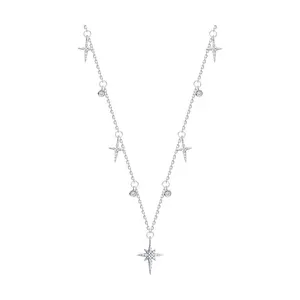 Колье из серебра с фианитами