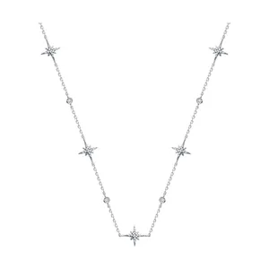 Колье из серебра с фианитами