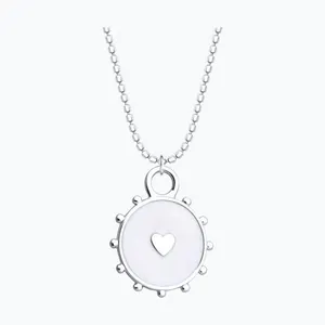 Колье из серебра с эмалью