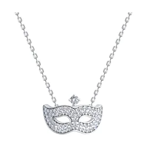 Колье из серебра с фианитами