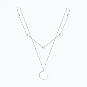 Колье из серебра