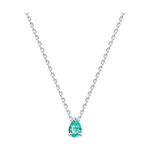 Колье из серебра с фианитом