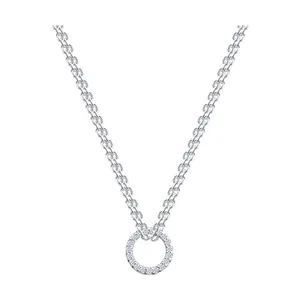 Колье из серебра с фианитами