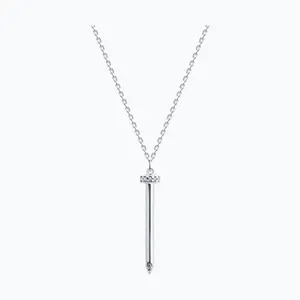 Колье из серебра с фианитами