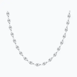 Колье из серебра с фианитами