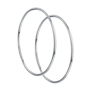 Серьги конго из серебра