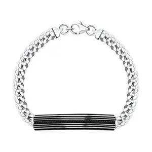 Браслет из серебра с фианитами