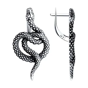 Серьги из серебра