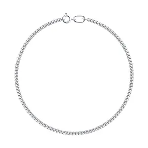 Браслет из серебра, плетение лав, 925 проба