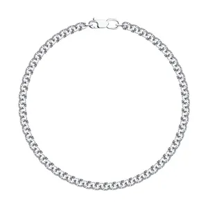 Браслет из серебра с алмазной гранью