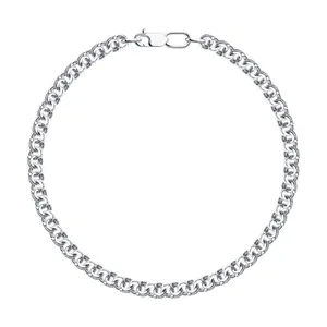 Браслет из серебра с алмазной гранью