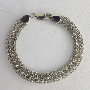 Браслет из серебра с алмазной гранью