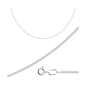 Тонкая серебряная цепочка