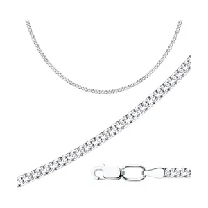 Цепь из родированного серебра