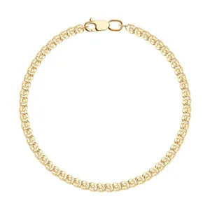 Браслет из золочёного серебра